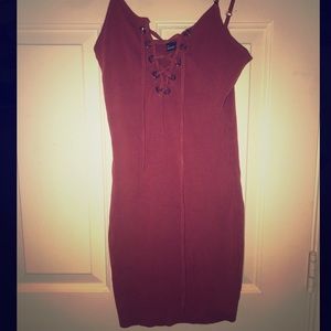 Dress , dark orange